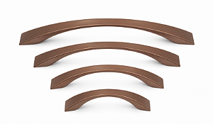 PUXADOR BAUMINIO 96mm - Champagne Fosco