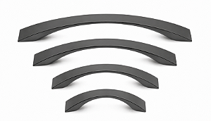 PUXADOR BAUMINIO 128mm - Grafite UV