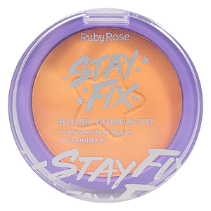 Blush Compacto Stay Fix Ruby Rose - Cor Andrômeda