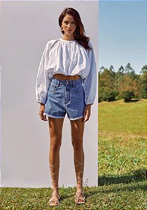 Short Jeans Mariana Azul