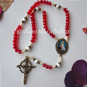Terço Jesus Misericordioso (Cristal)