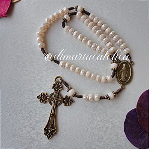 Terço Nossa Senhora das Graças (Cristal)