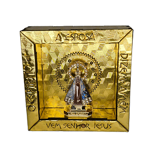 Oratório N Sra Aparecida MDF 10cm