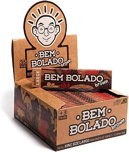 CX SEDA BEM BOLADO BROWN LARGE COM 50UN