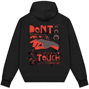 Blusão Blusa de Moletom Canguru Streetwear - Don´t Touch
