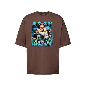 Camiseta Oversized Streetwear Masculina Bootleg - ASAP Rocky