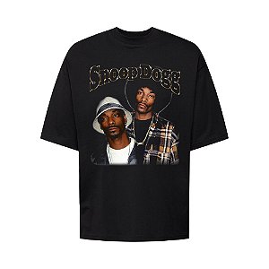 Camiseta Oversized Streetwear Masculina Bootleg - Snoop Dogg