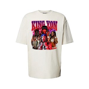 Camiseta Oversized Streetwear Masculina Bootleg - King Von