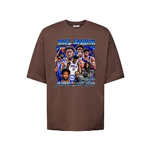 Camiseta Oversized Streetwear Masculina Bootleg - Joel Embiid