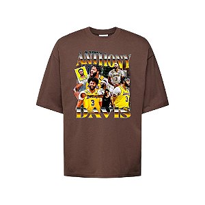 Camiseta Oversized Streetwear Masculina Bootleg - Anthony Davis