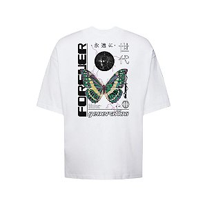 Camiseta Oversized Streetwear Masculina Estampa Costas Forever Generation