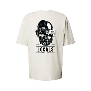 Camiseta Oversized Streetwear Masculina Estampa Costas Locals Only