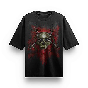 Camiseta Oversized Bandas de Rock Slayer