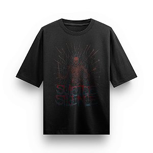 Camiseta Oversized Bandas de Rock Suicide Heavy Metal Camisa Unissex