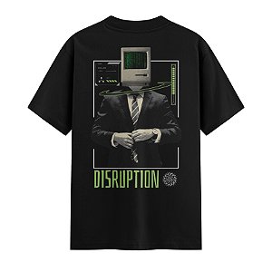 Camiseta Streetwear Masculina 100% Algodão Fio 30.1 - Disruption 01