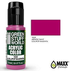 Tinta Acrílica LOLLIPOP MAGENTA - Green Stuff World (17ml)