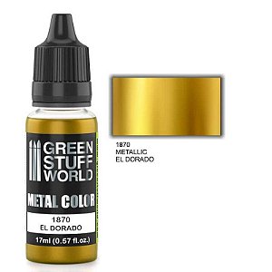 Tinta Metálica Green Stuff World - EL DORADO 17ml