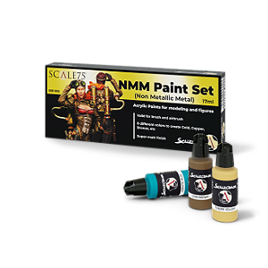 Set de Pintura Scale75: Scalecolor - NMM Gold And Copper - 8 cores (17ml)