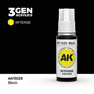 Tinta Acrílica BLACK - AK Interactive (17ml)