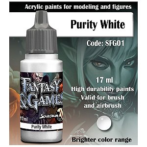 Tinta Acrílica FANTASY Scale 75 - PURITY WHITE - 17ml