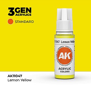 Tinta Acrílica LEMON YELLOW - AK Interactive (17ml)