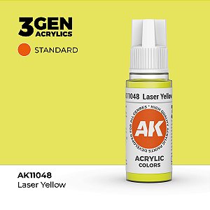 Tinta Acrílica LASER YELLOW - AK Interactive (17ml)