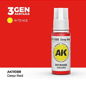 Tinta Acrílica DEEP RED - AK Interactive (17ml)