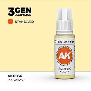 Tinta Acrílica ICE YELLOW - AK Interactive (17ml)