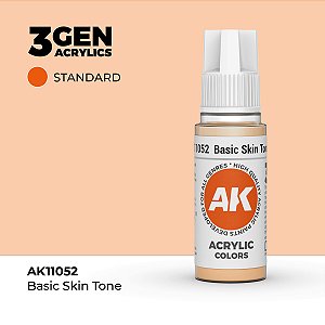 Tinta Acrílica BASIC SKIN TONE - AK Interactive (17ml)
