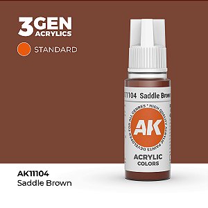 Tinta Acrílica SADDLE BROWN - AK Interactive (17ml)