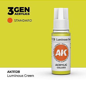 Tinta Acrílica LUMINOUS GREEN - AK Interactive (17ml)