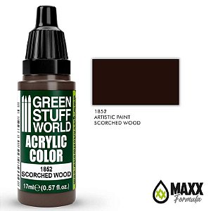 Tinta Acrílica Green Stuff World - SCORCHED WOOD (17ml)