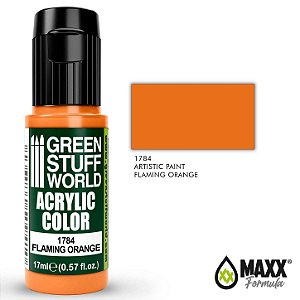 Tinta Acrílica FLAMING ORANGE - Green Stuff World (17ml)