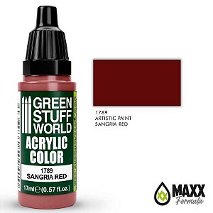 Tinta Acrílica Green Stuff World - SANGRIA RED (17ml)