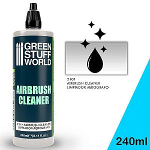 Limpador para Aerógrafo - Green Stuff World - Airbrush Cleaner (240 ml) Rótulo danificado