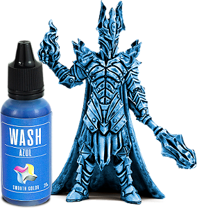 Wash Acrílico - Smooth3d - AZUL - 20ml