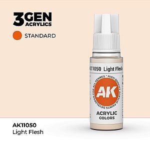 Tinta Acrílica LIGHT FLESH - AK Interactive (17ml)