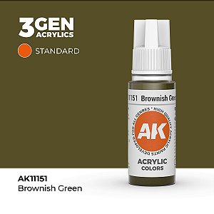 Tinta Acrílica BROWNISH GREEN - AK Interactive (17ml)