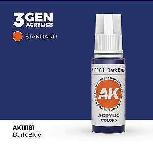 Tinta Acrílica DARK BLUE - AK Interactive (17ml)