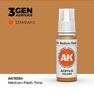 Tinta Acrílica MEDIUM FLESH TONE - AK Interactive (17ml)
