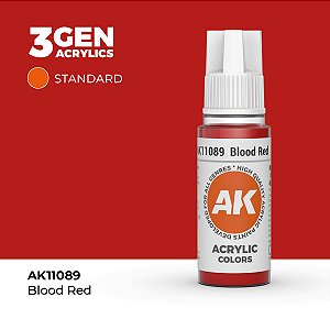 Tinta Acrílica BLOOD RED - AK Interactive (17ml)