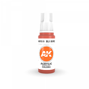 Tinta Acrílica BLOOD RED - AK Interactive (17ml)