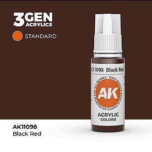 Tinta Acrílica BLACK RED - AK Interactive (17ml)