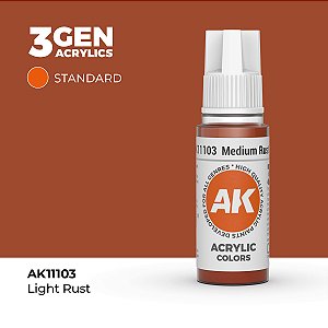 Tinta Acrílica MEDIUM RUST - AK Interactive (17ml)