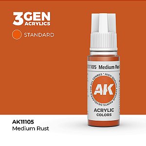 Tinta Acrílica LIGHT RUST - AK Interactive (17ml)