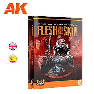 Livro Aprendendo com a AK vol.6 Pele - Flesh and Skin em Inglês