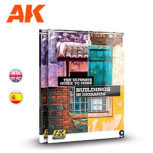 Livro Aprendendo com a AK vol.9 Dioramas e edifícios em Inglês