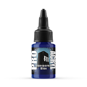 Tinta Acrílica Artística TRANSPARENT BLUE - Pro Acryl (22ml)