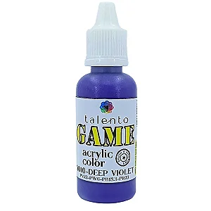 Tinta Acrílica Game - DEEP VIOLET - Talento (20ml)
