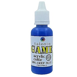 Tinta Acrílica Game - DEEP BLUE - Talento (20ml)